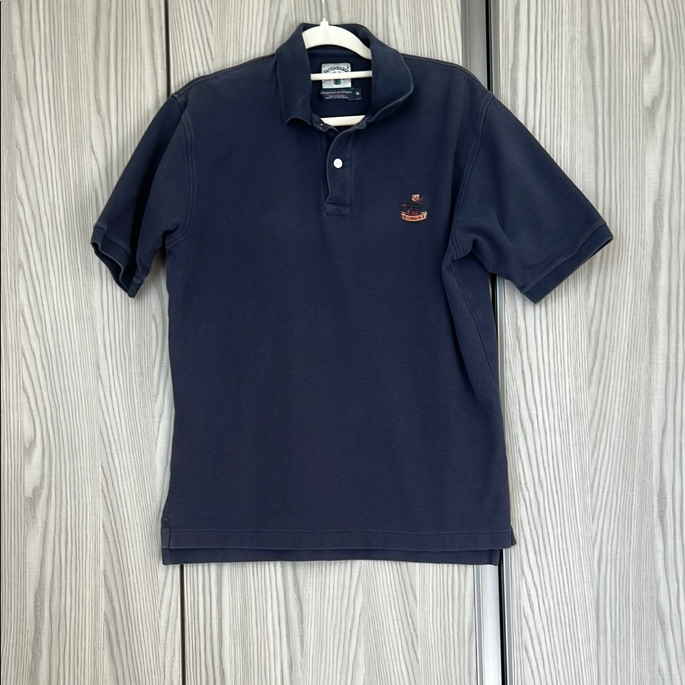 Faconnable Blue Polo Shirt Classic Design
